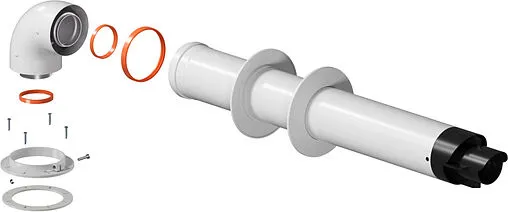 Комплект дымохода Ø 60/100мм L=1000мм Krats Стандарт KTS-02F-075