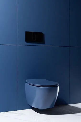 Унитаз подвесной безободковый Allen Brau Fantasy индиго 4.11004.ID