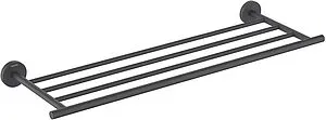 Полка для полотенец Aquatek Оберон чёрный матовый AQ4222MB, 1