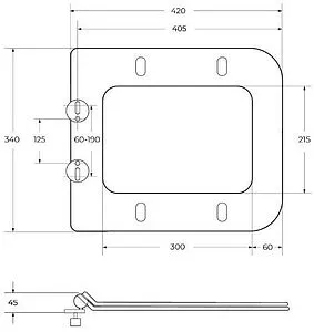 Крышка-сиденье для унитаза с микролифтом BelBagno Due белый BB3103/3106SC, 2
