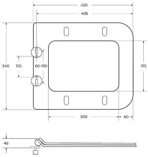 Крышка-сиденье для унитаза с микролифтом BelBagno Due белый BB3103/3106SC