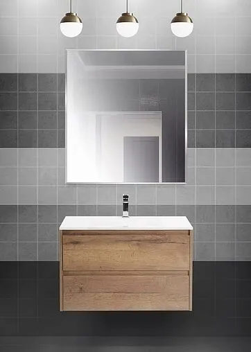 Зеркало BelBagno 80x90 сатин SPC-AL-800-900