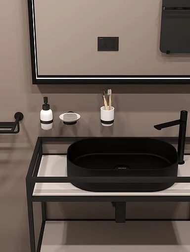 Раковина Allen Brau Fantasy 55 черный матовый 4.11022.31