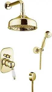 Душевая система со смесителем для душа Fiore Imperial золото/белый 83OO5138 Душевая система со смесителем для душа Fiore Imperial золото/белый 83OO5138, 1