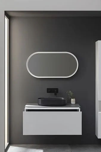 Тумба-умывальник подвесная Allen Brau Infinity 100 белый 1.21004.WM+