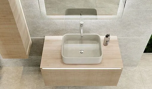 Тумба под умывальник подвесная Jorno Karat 100 бук светлый Kar.01.100/P/BuL Тумба под умывальник подвесная Jorno Karat 100 бук светлый Kar.01.100/P/BuL