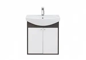 Тумба-умывальник Aquanet Грейс 60 дуб белый/дуб кантербери 00198372+00182641 Тумба-умывальник Aquanet Грейс 60 дуб белый/дуб кантербери 00198372+00182641, 5