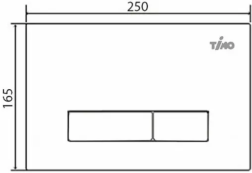 Клавиша смыва для унитаза Timo Inari FP-003W кнопки/белый глянцевый, кольца/хром глянцевый Клавиша смыва для унитаза Timo Inari FP-003W кнопки/белый глянцевый, кольца/хром глянцевый