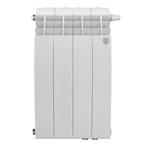 Радиатор биметаллический 4 секций нижнее правое подключение Royal Thermo Biliner 500 VR80 Bianco Traffico RTBBTVR8050004 Радиатор биметаллический 4 секций нижнее правое подключение Royal Thermo Biliner 500 VR80 Bianco Traffico RTBBTVR8050004