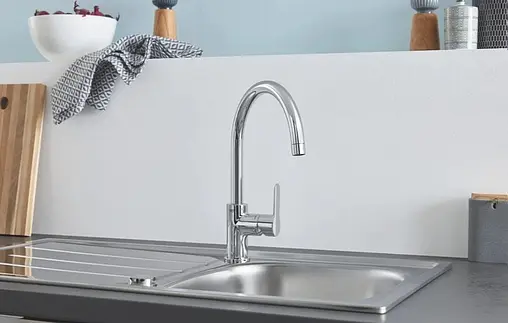 Мойка кухонная со смесителем Grohe K200-86 хром 31562SD0