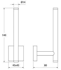 Держатель для запасных рулонов IDDIS Edifice хром EDISBS0i43, 2