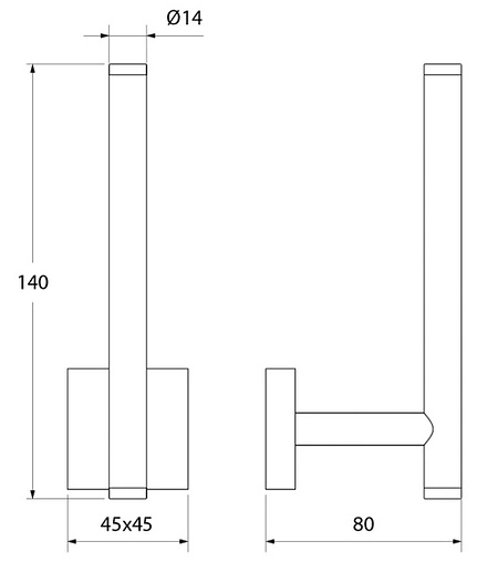 Держатель для запасных рулонов IDDIS Edifice хром EDISBS0i43