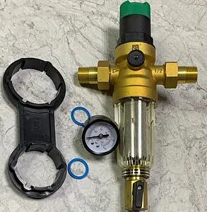 Фильтр тонкой очистки воды с редуктором давления ½"н x ½"н STI B-01 01.07.ФРВ0112 Фильтр тонкой очистки воды с редуктором давления ½"н x ½"н STI B-01 01.07.ФРВ0112, 2