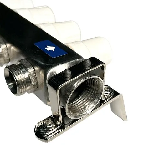 Группа коллекторная с расходомерами 8 отводов 1&quot;в/в x ¾&quot;ек Uni-fitt OPTIMAL 450B4308.RU