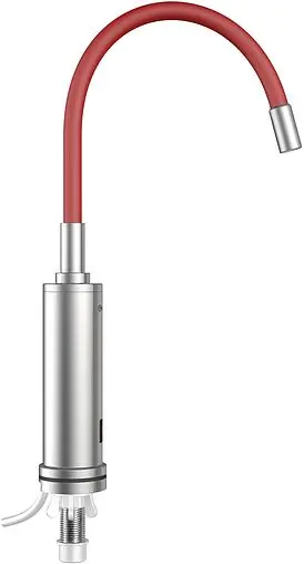 Кран-водонагреватель проточный Thermex Ruby 3000 сатин/красный 211034