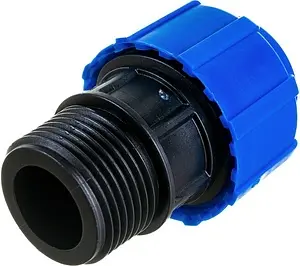 Муфта компрессионная переходная 25мм x 1"н ТПК-Аква 53002501 Муфта компрессионная переходная 25мм x 1"н ТПК-Аква 53002501, 1