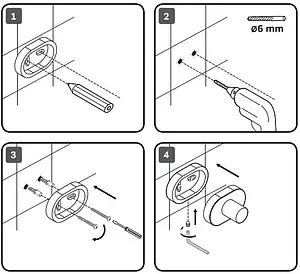 Полотенцедержатель Am.Pm Sense L хром A7432600 Полотенцедержатель Am.Pm Sense L хром A7432600, 3