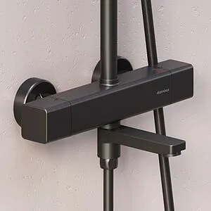 Душевая система с термостатом для ванны Damixa Gala чёрный матовый 953810300 Душевая система с термостатом для ванны Damixa Gala чёрный матовый 953810300, 5