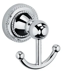 Крючок двойной Fixsen Style хром FX-41105A Крючок двойной Fixsen Style хром FX-41105A, 1