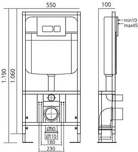 Комплект 6 в 1 Toni Arti Russi TA-01+TA-1900+TA-0051 с кнопкой Freto хром глянцевый Комплект 6 в 1 Toni Arti Russi TA-01+TA-1900+TA-0051 с кнопкой Freto хром глянцевый, 2