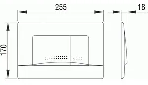 Инсталляция для подвесного унитаза Set 3 в 1 Pestan Fluenta SET40006356AW с кнопкой белый глянцевый Инсталляция для подвесного унитаза Set 3 в 1 Pestan Fluenta SET40006356AW с кнопкой белый глянцевый, 4
