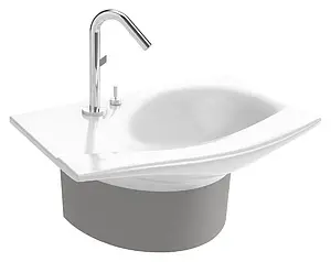 Раковина Jacob Delafon Stillness 60 L белый E1300-00, 4