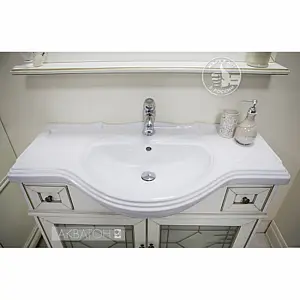 Тумба-умывальник напольная Aquaton Беатриче 85 слоновая кость/патина 1A1917K2BEM60 Тумба-умывальник напольная Aquaton Беатриче 85 слоновая кость/патина 1A1917K2BEM60, 5