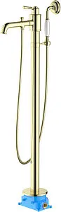 Смеситель для ванны напольный Aquatek Классик полированное золото AQ1545PG Смеситель для ванны напольный Aquatek Классик полированное золото AQ1545PG, 1