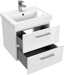 Тумба-умывальник подвесная Cersanit Lara 50 белый 64131+ Тумба-умывальник подвесная Cersanit Lara 50 белый 64131+, 5