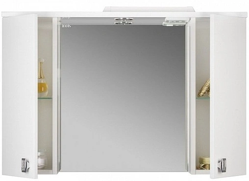 Шкаф-зеркало IDDIS Rise 90 белый RIS90W0i99