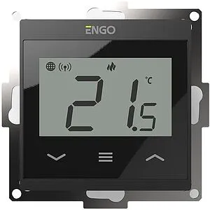 Проводной комнатный терморегулятор Wi-Fi ENGO черный E55-B, 1