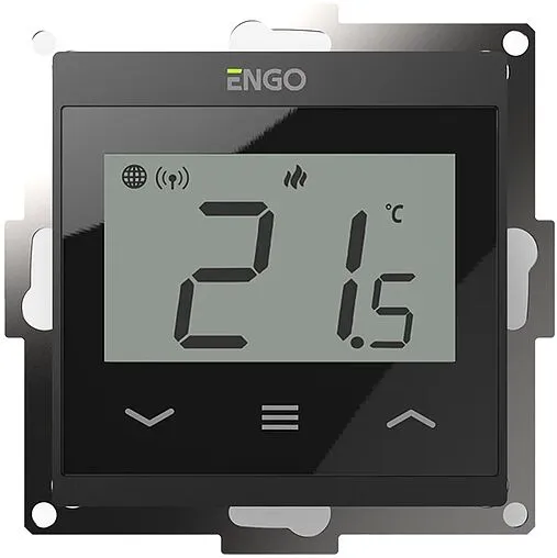 Проводной комнатный терморегулятор Wi-Fi ENGO черный E55-B
