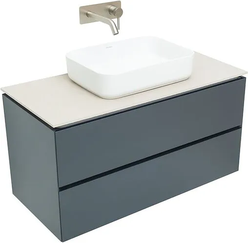 Тумба под умывальник подвесная Allen Brau Infinity 100 антрацит 1.21003.AM