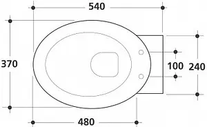 Крышка-сиденье для унитаза Kerasan Cento белый 358601 Крышка-сиденье для унитаза Kerasan Cento белый 358601, 2