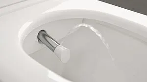 Умный унитаз-биде подвесной безободковый Villeroy&Boch Viclean CeramicPlus белый V0E100R1, 4