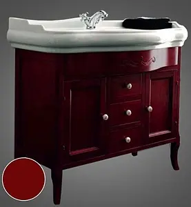 Тумба под умывальник напольная Kerasan Retro 100 bordeaux 734753 Тумба под умывальник напольная Kerasan Retro 100 bordeaux 734753, 1
