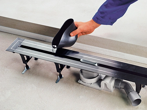 Лоток душевой 300-1200мм h=115мм 0.8л/сек Viega Advantix Vario 4965.1 686277