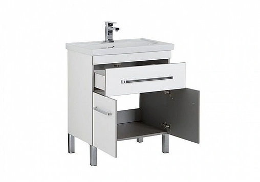 Тумба под умывальник напольная Aquanet Сиена 70 белый 00189223