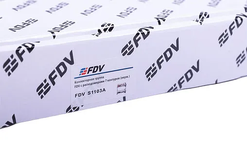 Группа коллекторная с расходомерами 7 отводов 1&quot;в/в x ¾&quot;ек FDV S1103C-2/7