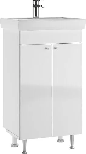 Тумба-умывальник напольный Айсберг Промо 50 белый DP2613T+4607152363494