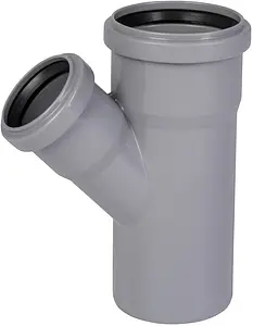 Тройник внутренний D=75x50мм Угол 45° Ostendorf HTEA 113210 Тройник внутренний D=75x50мм Угол 45° Ostendorf HTEA 113210, 1