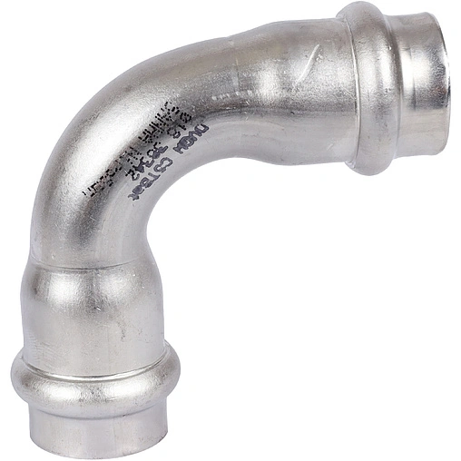 Уголок пресс двухраструбный 18мм угол 90° Sanha NiroSan 9002A 69002A18