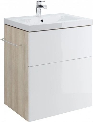 Тумба-умывальник Cersanit Smart 60 белый/ясень B-SU-SMA-CO60/Wh+