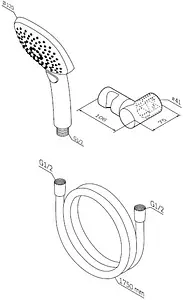 Душевой набор Am.Pm Sensation хром F0113000, 2