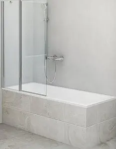 Шторка на ванну 1100мм прозрачное стекло Roltechnik TZVL2/1100 742-110000L-00-02, 1