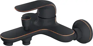 Смеситель для ванны D&K Venice Gondola чёрный матовый DA1023218 Смеситель для ванны D&K Venice Gondola чёрный матовый DA1023218, 1