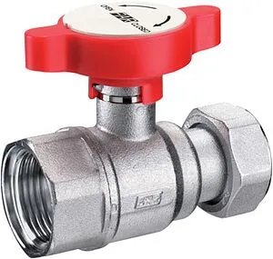 Кран шаровый с накидной гайкой (под термометр) 1"в x 1"нг синий Far FS 3054 1B Кран шаровый с накидной гайкой (под термометр) 1"в x 1"нг синий Far FS 3054 1B, 1