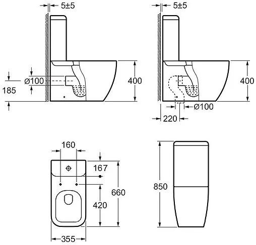 Бачок для унитаза Allen Brau Infinity белый 4.21002.20