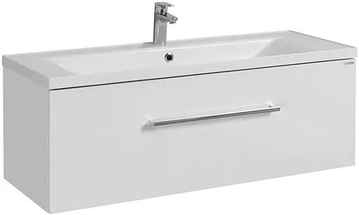 Тумба-умывальник подвесная Aquaton Мадрид 120 M белый 1A1687K3MA010