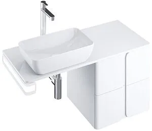 Тумба-умывальник подвесная Ravak Balance 120 белый X000001366+X000001372+X000001375+ Тумба-умывальник подвесная Ravak Balance 120 белый X000001366+X000001372+X000001375+, 1